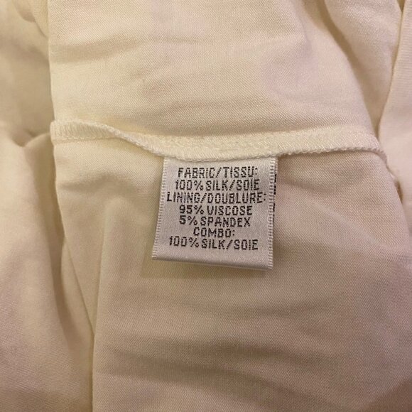 NEW Cynthia Steffe Women's Sheath Dress Ivory Lined Sleeveless Lace Medium - Picture 5 of 7